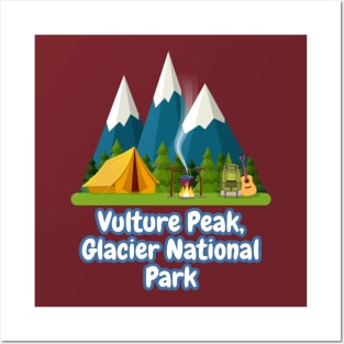 Vulture Peak, Glacier National Park Posters and Art